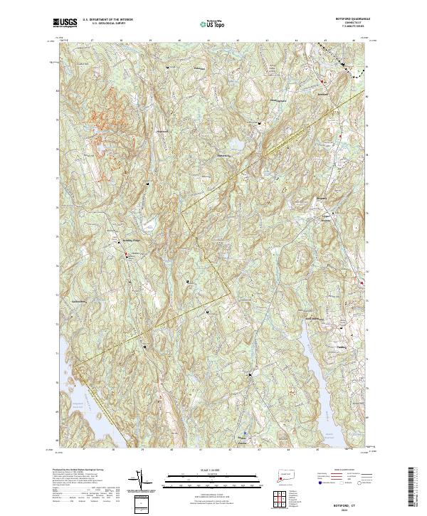 Botsford topographic map thumbnail