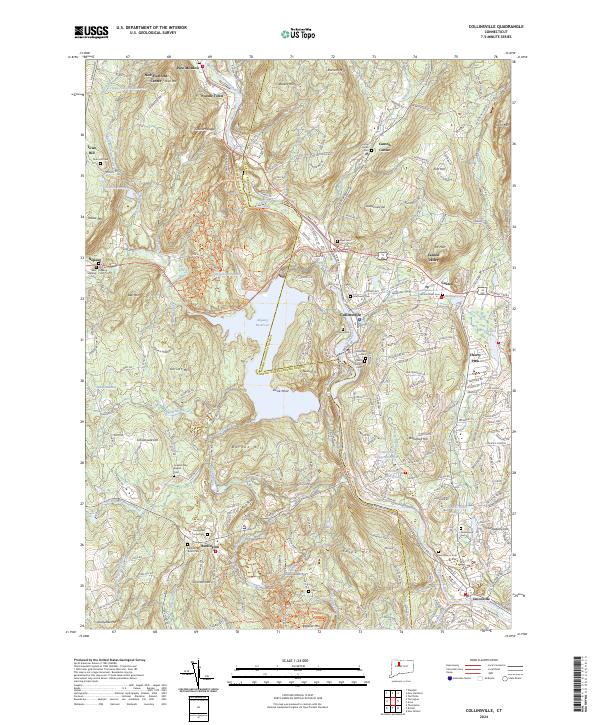 Collinsville topographic map thumbnail