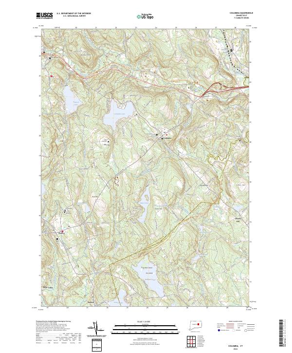 Columbia topographic map thumbnail