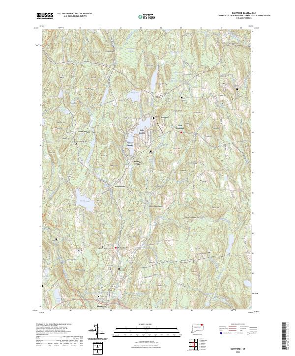 Eastford topographic map thumbnail