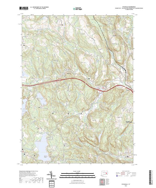 Fitchville topographic map thumbnail