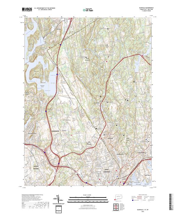 Glenville topographic map thumbnail