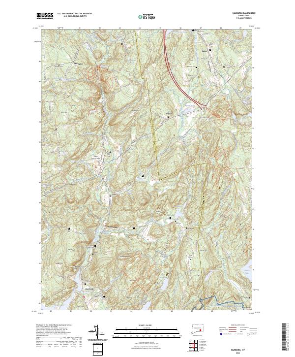 Hamburg topographic map thumbnail