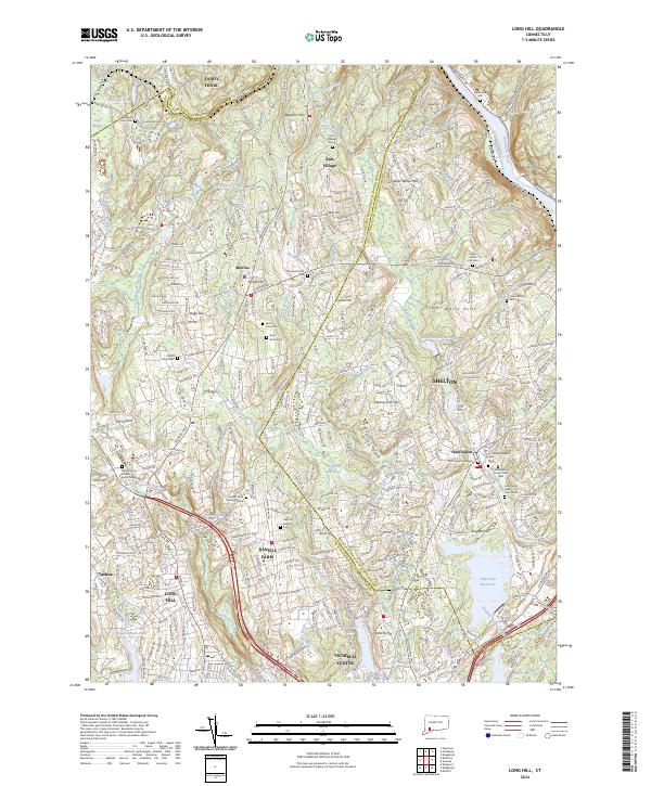 Long Hill topographic map thumbnail