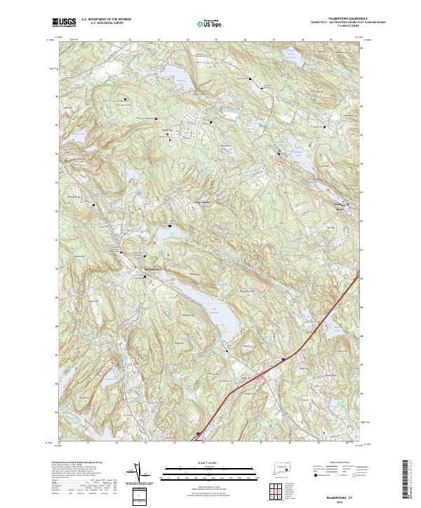 Palmertown topographic map thumbnail