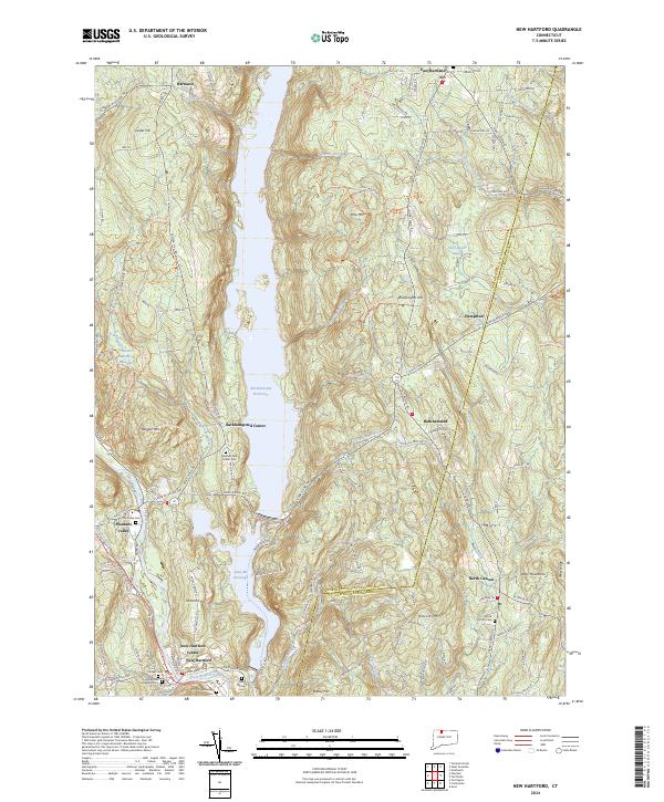 New Hartford topographic map thumbnail