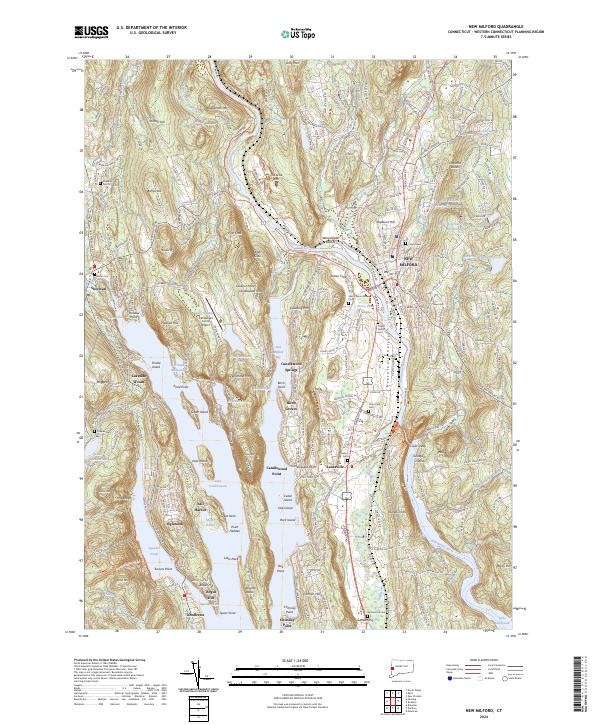 New Milford topographic map thumbnail