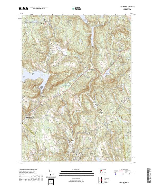 New Preston topographic map thumbnail