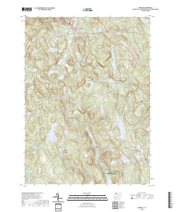Norfolk topographic map thumbnail