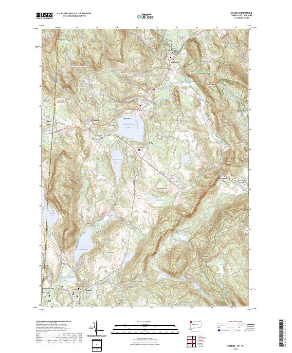 Sharon topographic map thumbnail