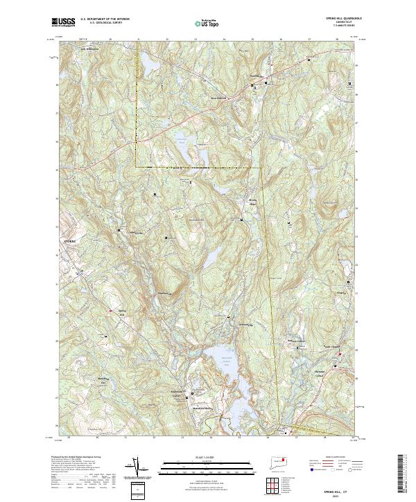 Spring Hill 2023 topographic map thumbnail