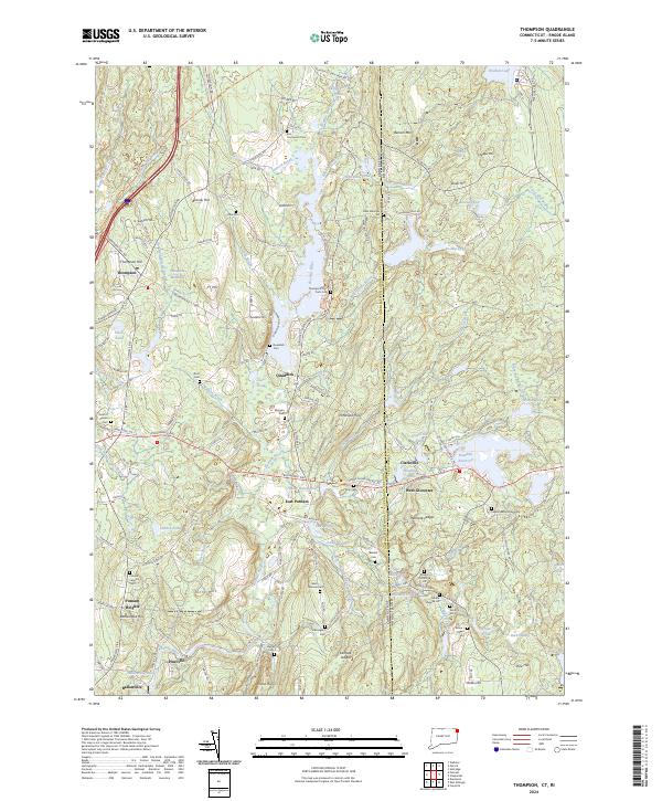 Thompson topographic map thumbnail