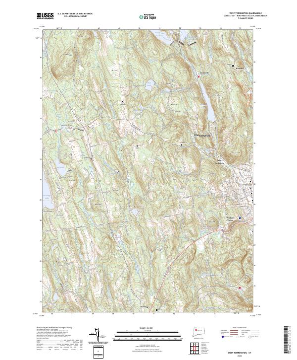 West Torrington topographic map thumbnail