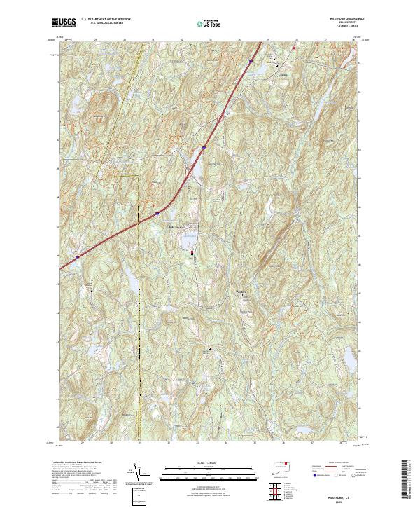Westford 2023 topographic map thumbnail