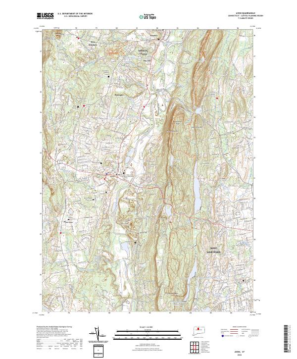Avon topographic map thumbnail