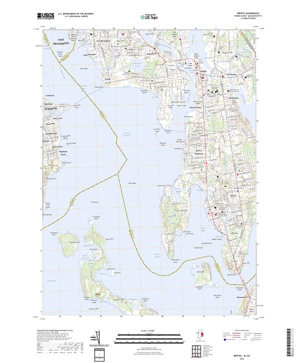 Bristol topographic map thumbnail