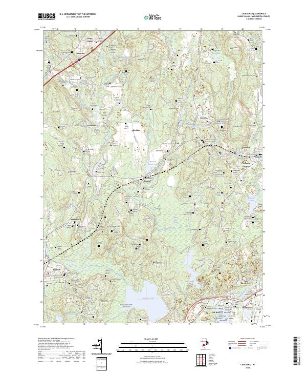 Carolina topographic map thumbnail
