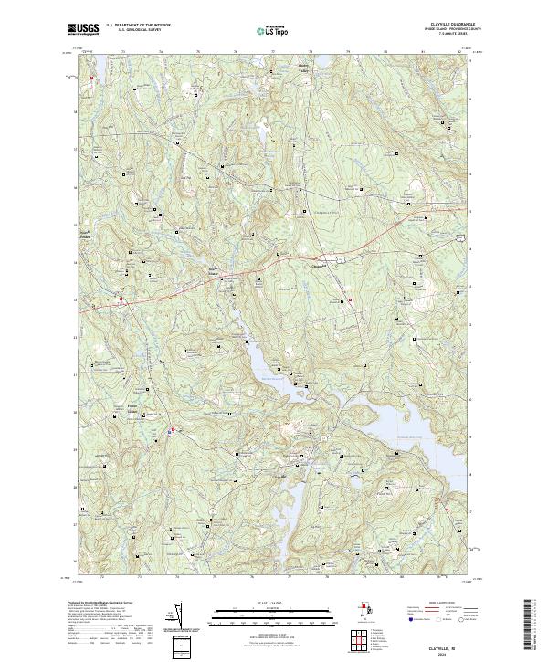 Clayville topographic map thumbnail