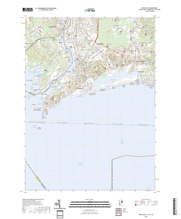 Watch Hill topographic map thumbnail