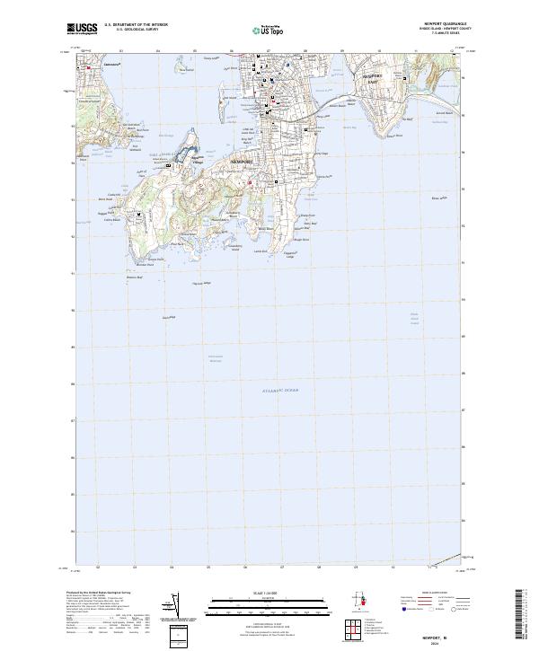 Newport topographic map thumbnail