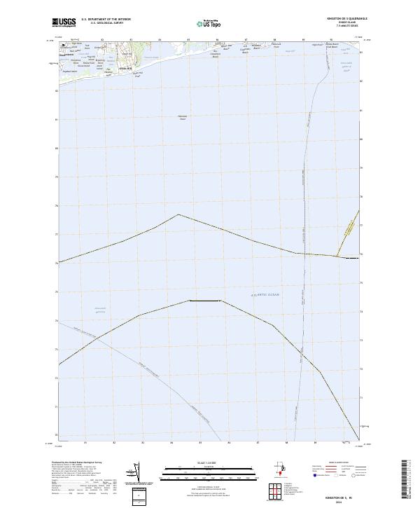 Kingston OE S topographic map thumbnail