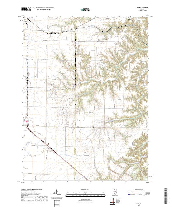 Adair topographic map thumbnail