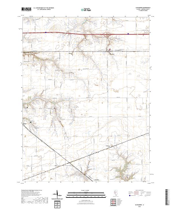 Alexander topographic map thumbnail