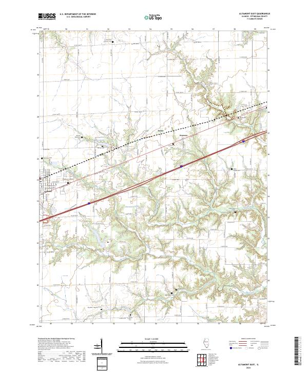 Altamont East topographic map thumbnail