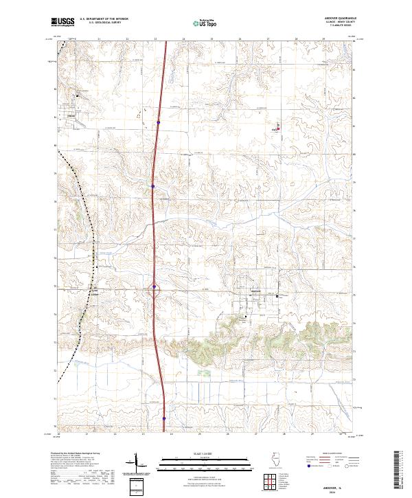 Andover topographic map thumbnail