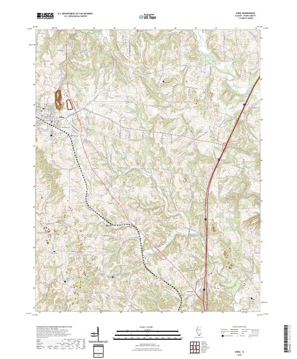 Anna topographic map thumbnail