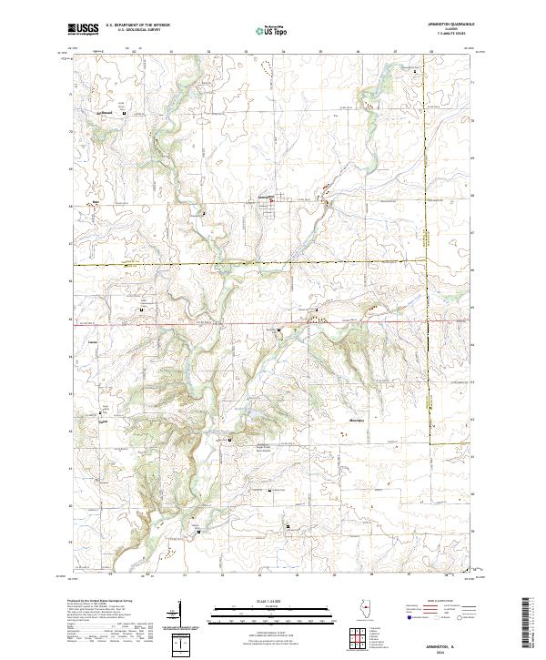 Armington topographic map thumbnail