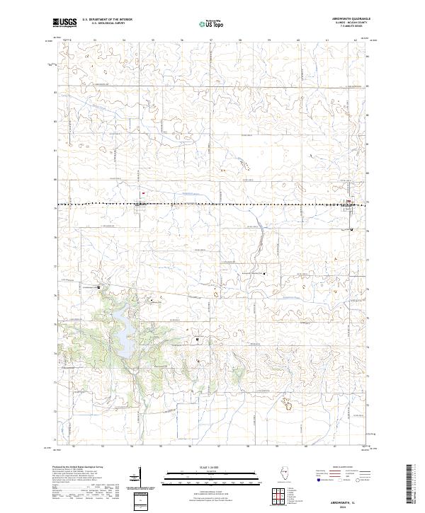 Arrowsmith topographic map thumbnail