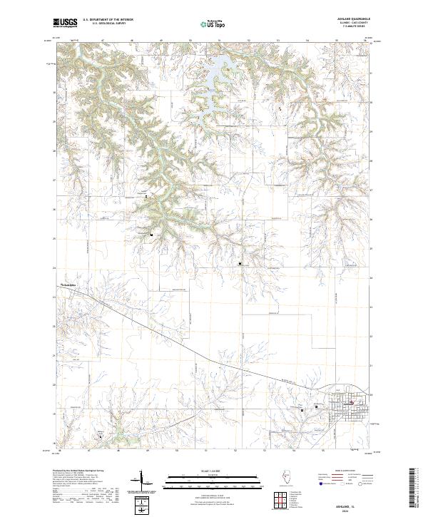 Ashland topographic map thumbnail