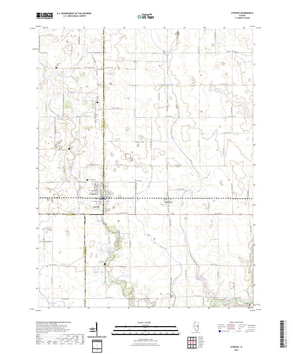 Atwood topographic map thumbnail