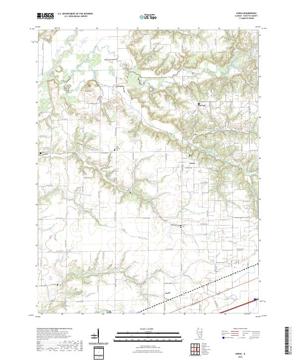 Avena topographic map thumbnail