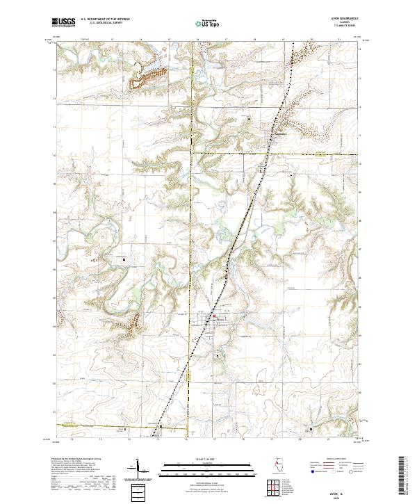 Avon topographic map thumbnail