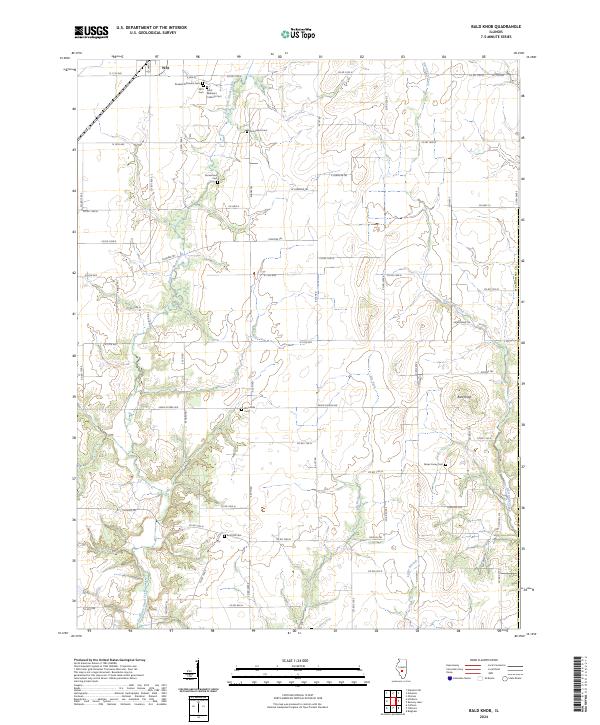 Bald Knob topographic map thumbnail