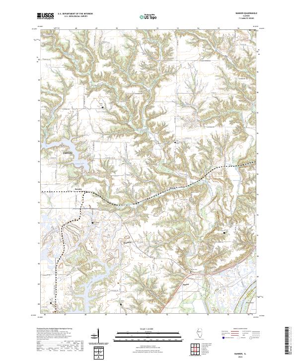 Banner topographic map thumbnail