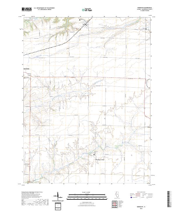 Bardolph topographic map thumbnail