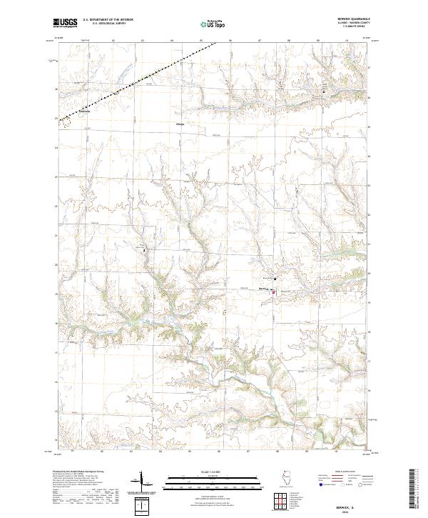 Berwick topographic map thumbnail