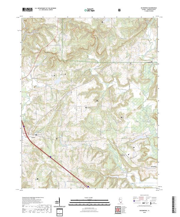 Bloomfield topographic map thumbnail