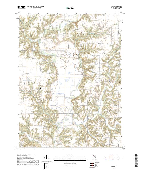 Blyton topographic map thumbnail