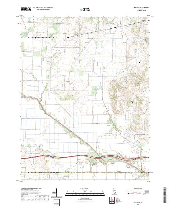 Boyleston topographic map thumbnail