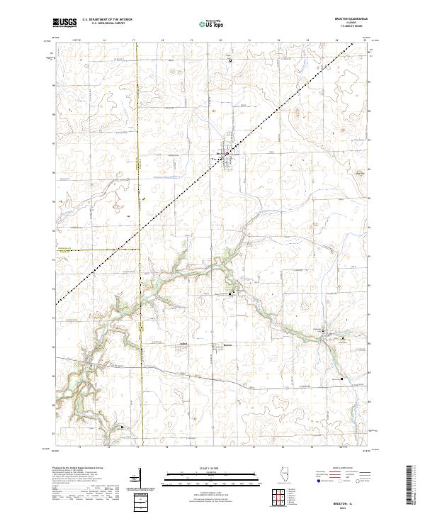 Brocton topographic map thumbnail