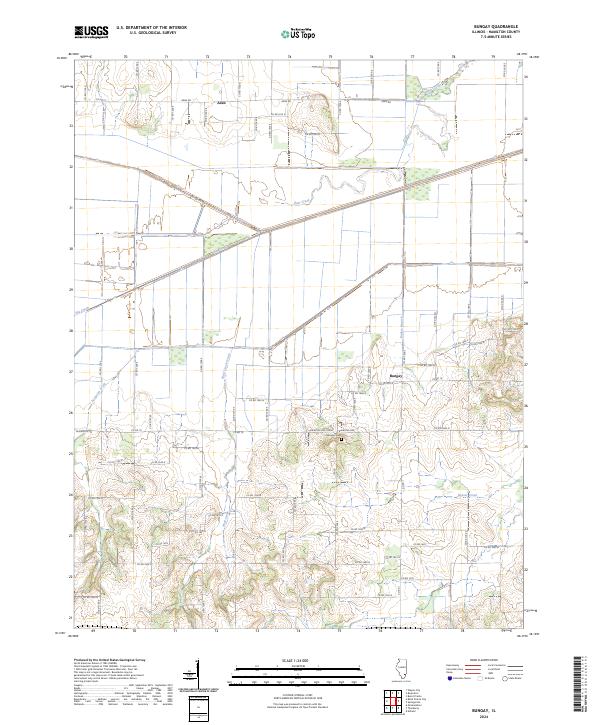 Bungay topographic map thumbnail