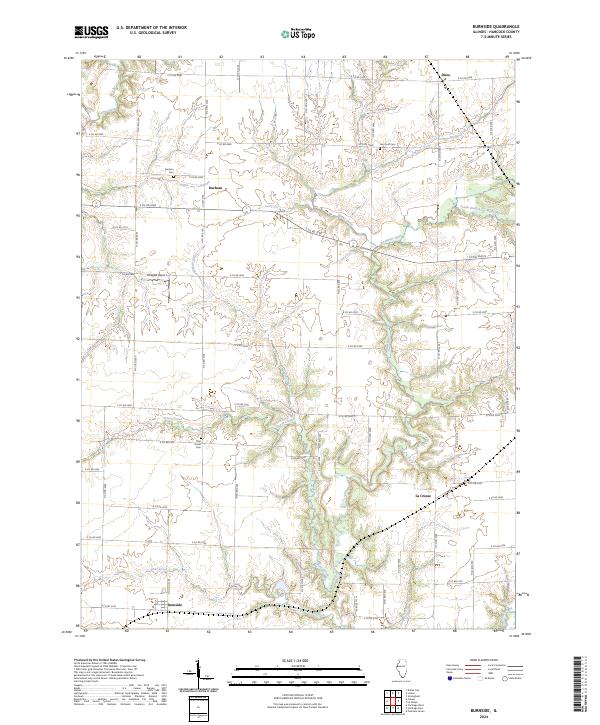 Burnside topographic map thumbnail