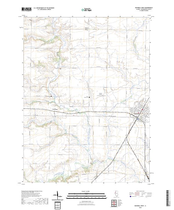 Bushnell West topographic map thumbnail