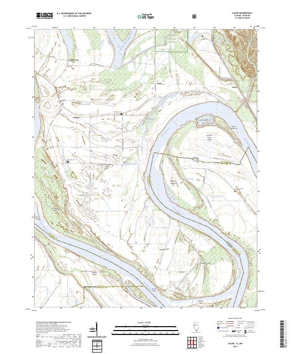 Cache topographic map thumbnail