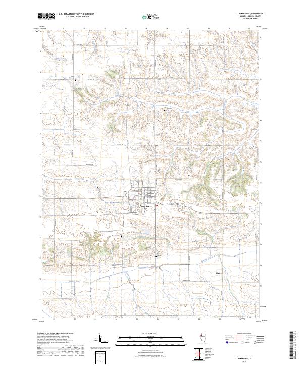 Cambridge topographic map thumbnail