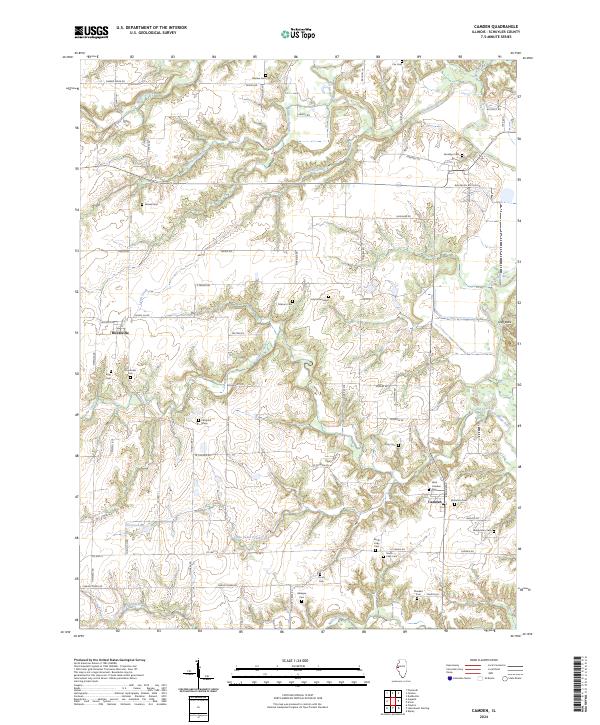 Camden topographic map thumbnail